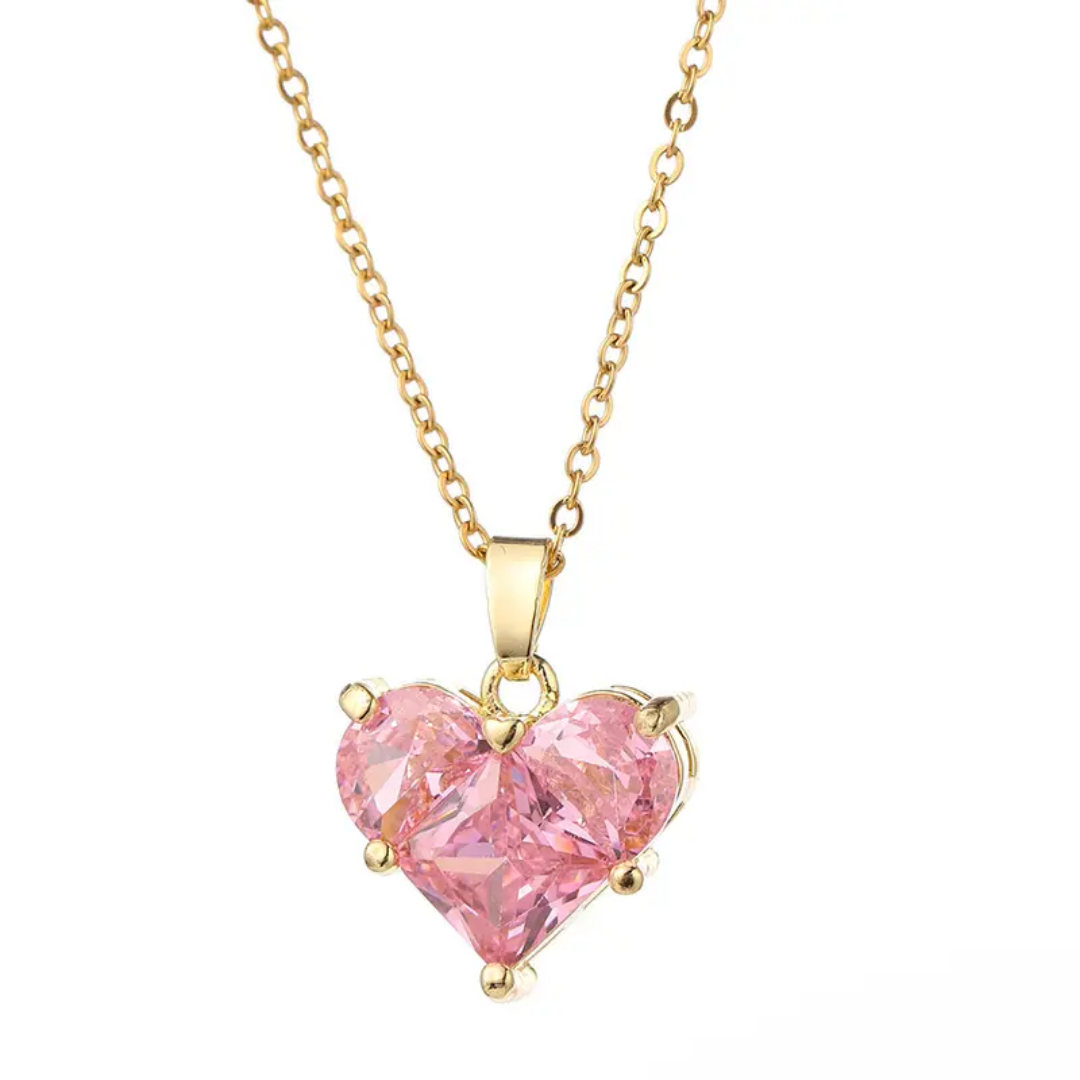 Blush Heart Necklace