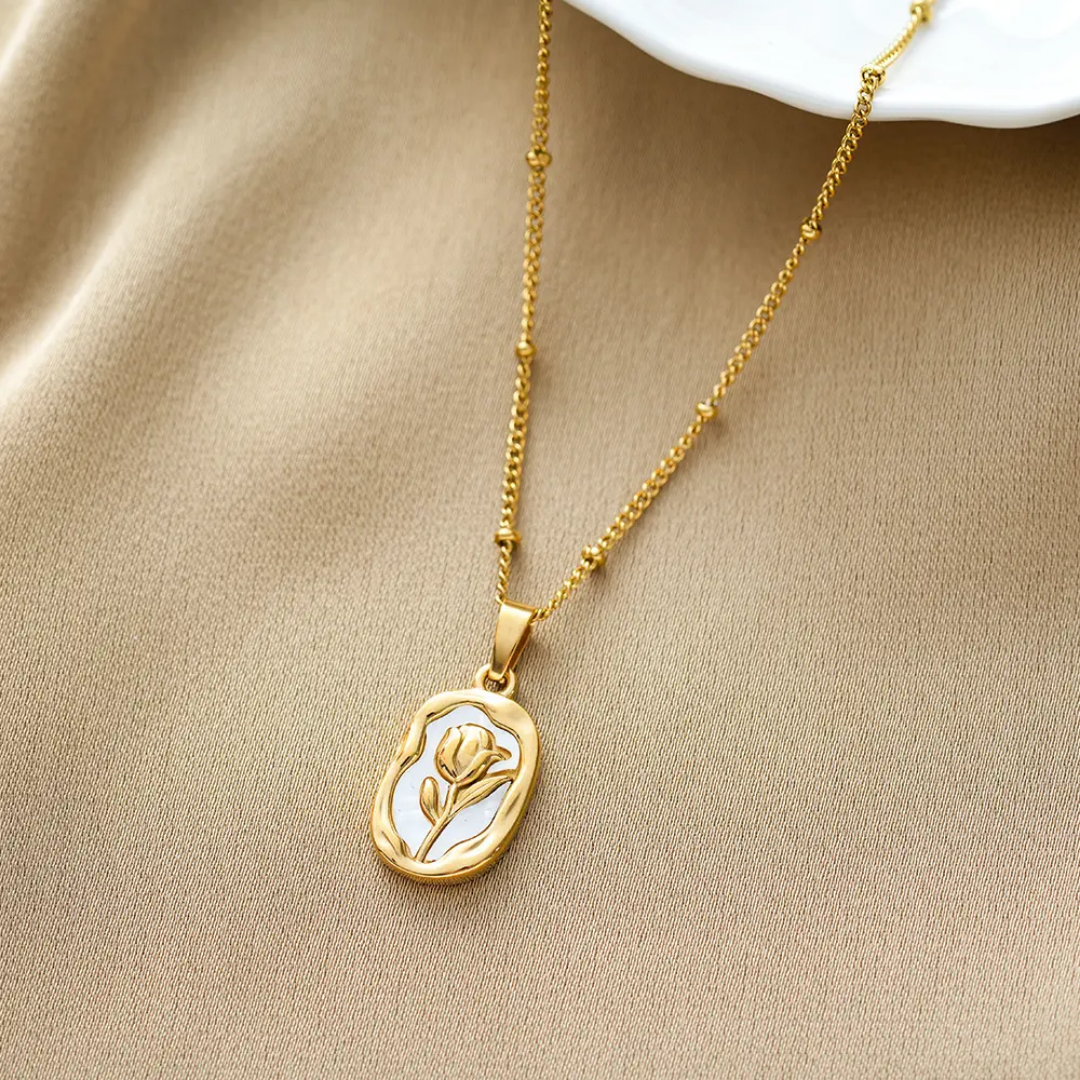 Treasured Rose Necklace