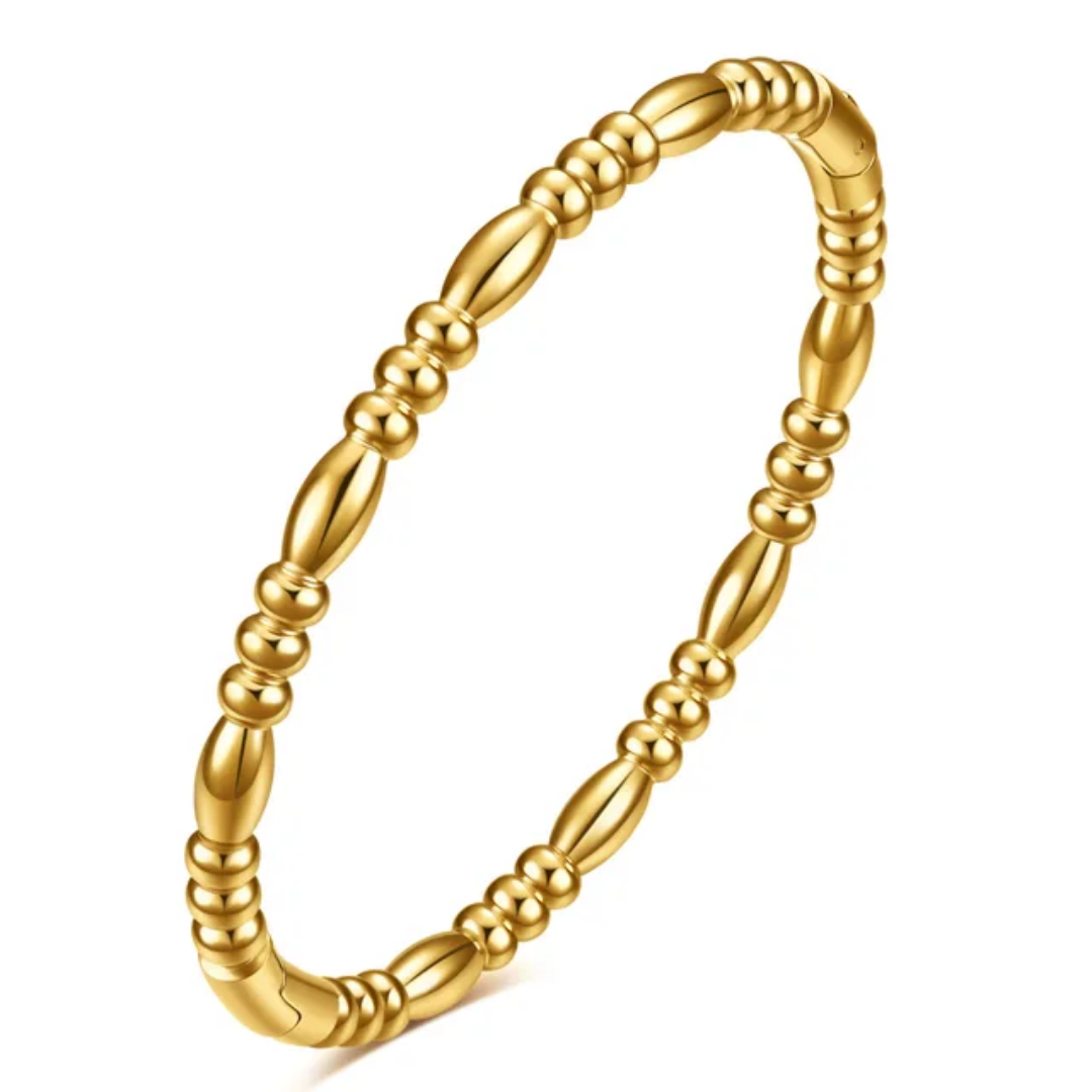 Nysa Golden Bangle