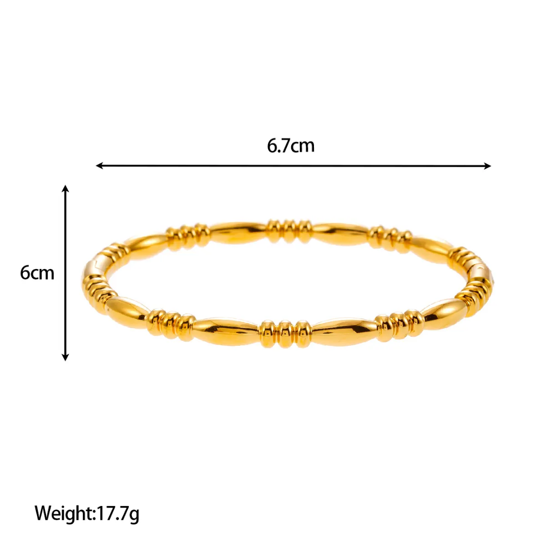 Nysa Golden Bangle