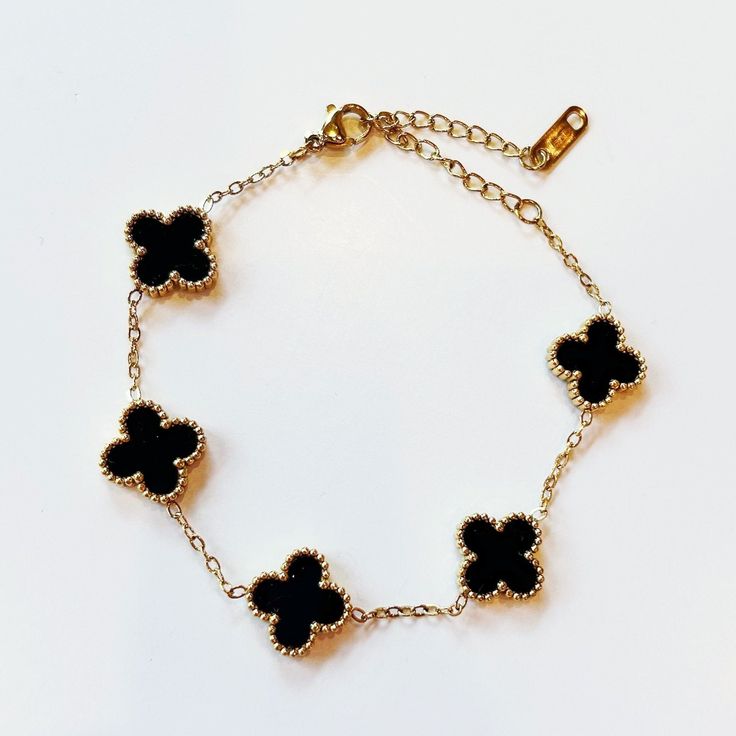 Clover Bracelet - Black