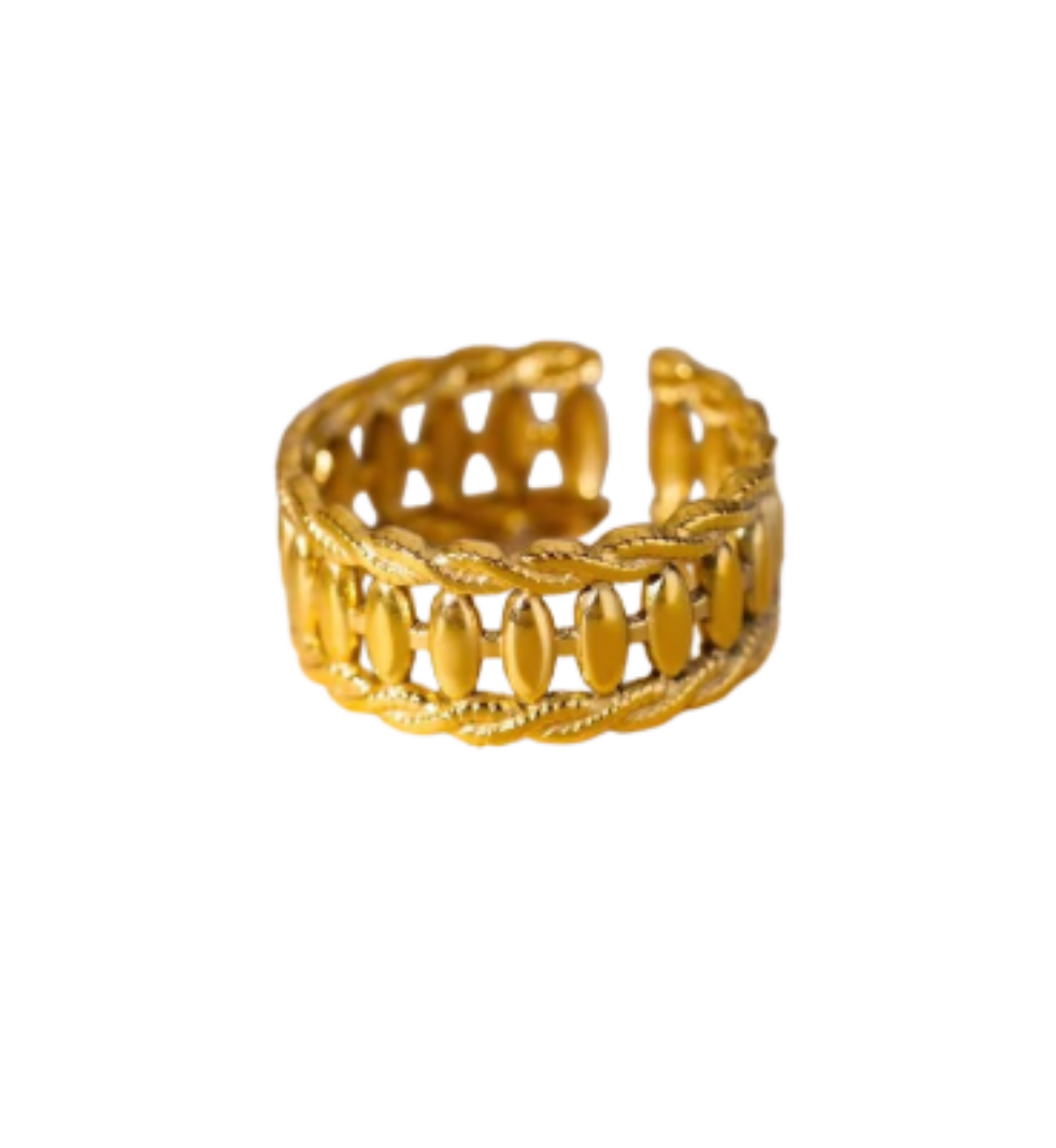 Braided Elegance Ring