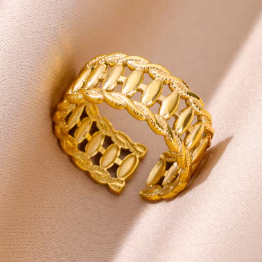 Braided Elegance Ring