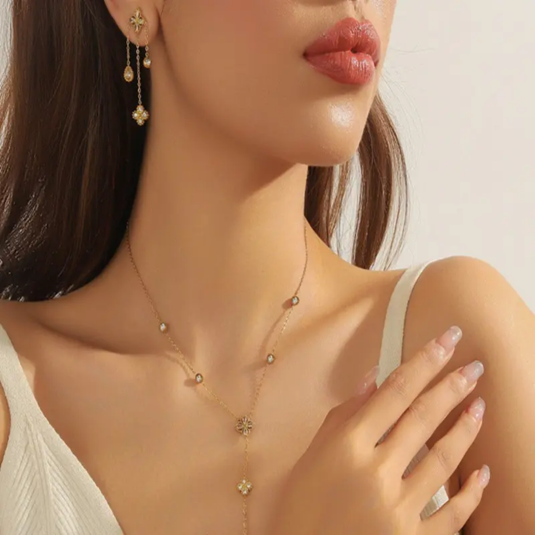 Daisy Drop Necklace