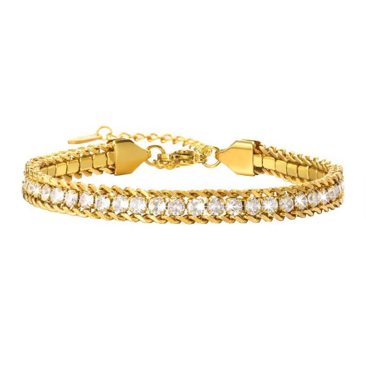 Braded Diamond Bracelet
