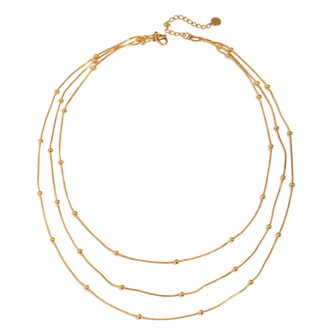 Beaded Cascade Necklace