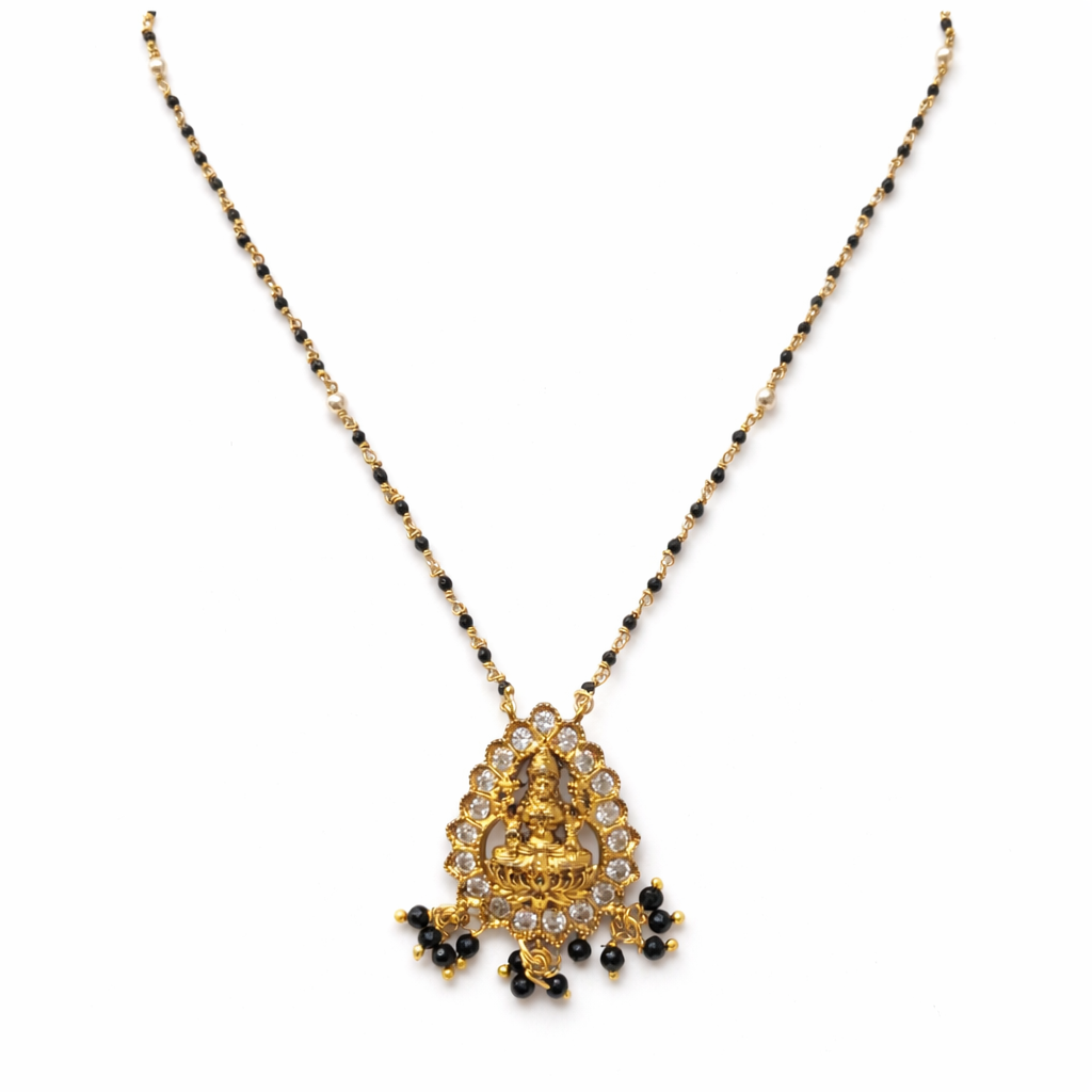 Gauri (गौरी) – Devi Motif Pendant Mangalsutra