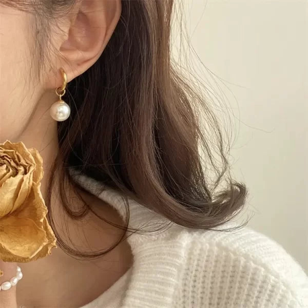 Classic Pearl Drop Earrings