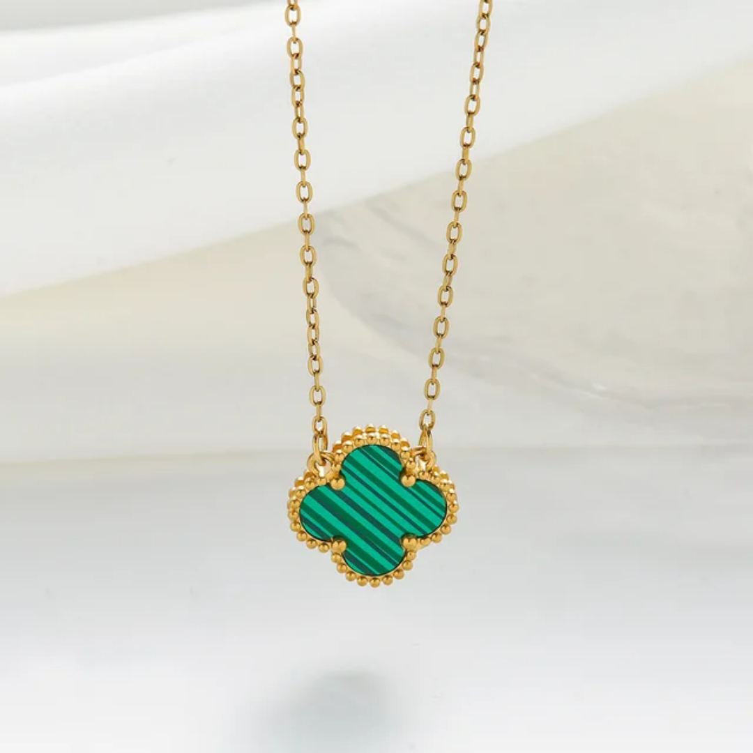 Clover Necklace - Green