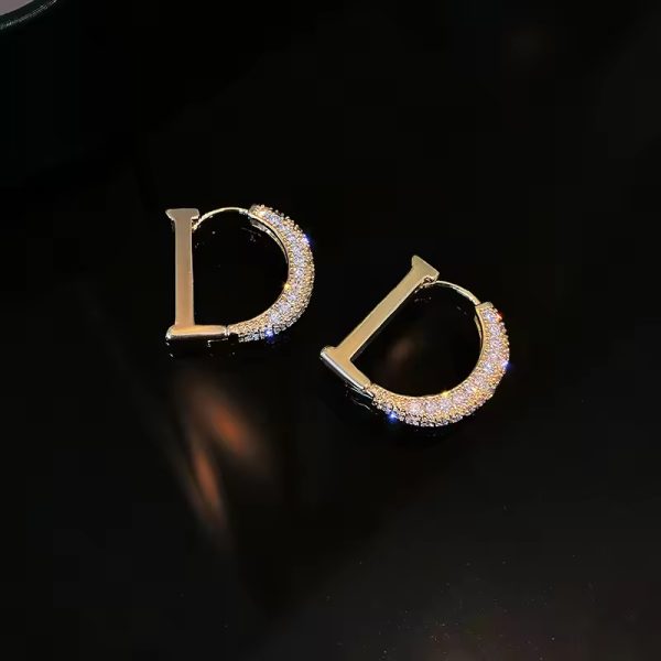 Crescent Luster Hoops