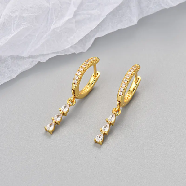 Trinity Pave Drops