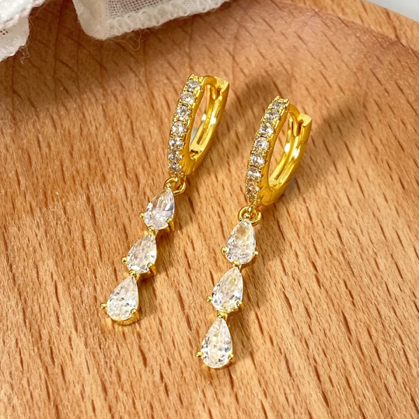 Trinity Pave Drops