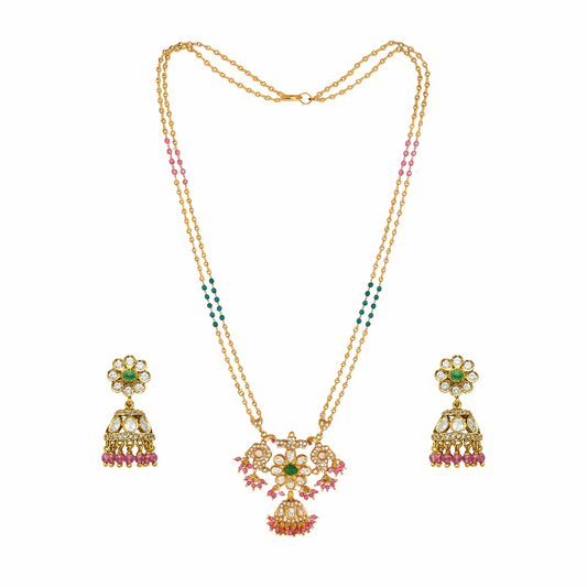 Rukmini – Regal Charm Necklace Set