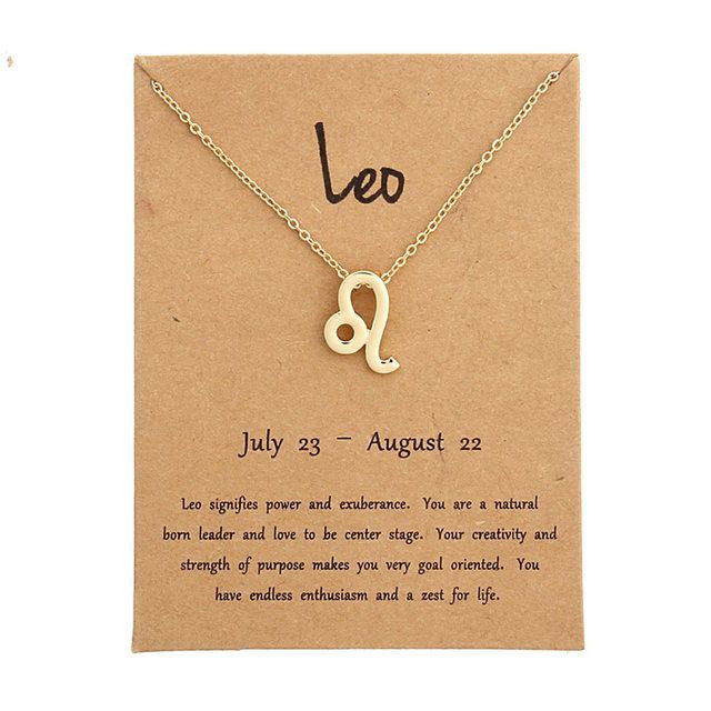 Zodiac Necklace - Leo