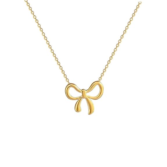 Ribbon Bow Knot Necklace
