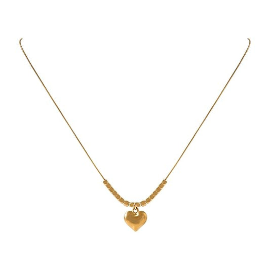 Heart & Bead Harmony Necklace