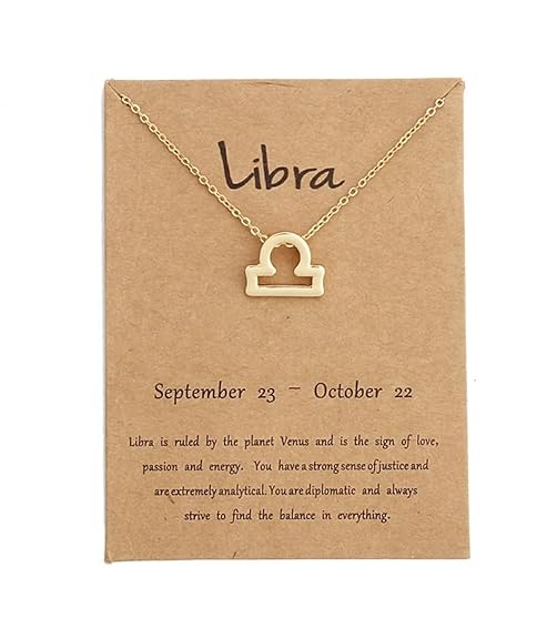 Zodiac Necklace - Libra