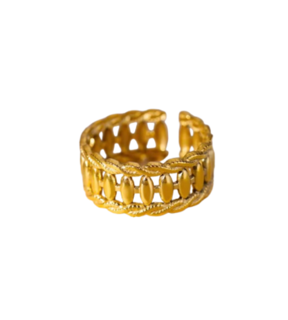 Braided Elegance Ring