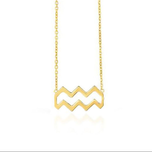 Zodiac Necklace - Aquarius