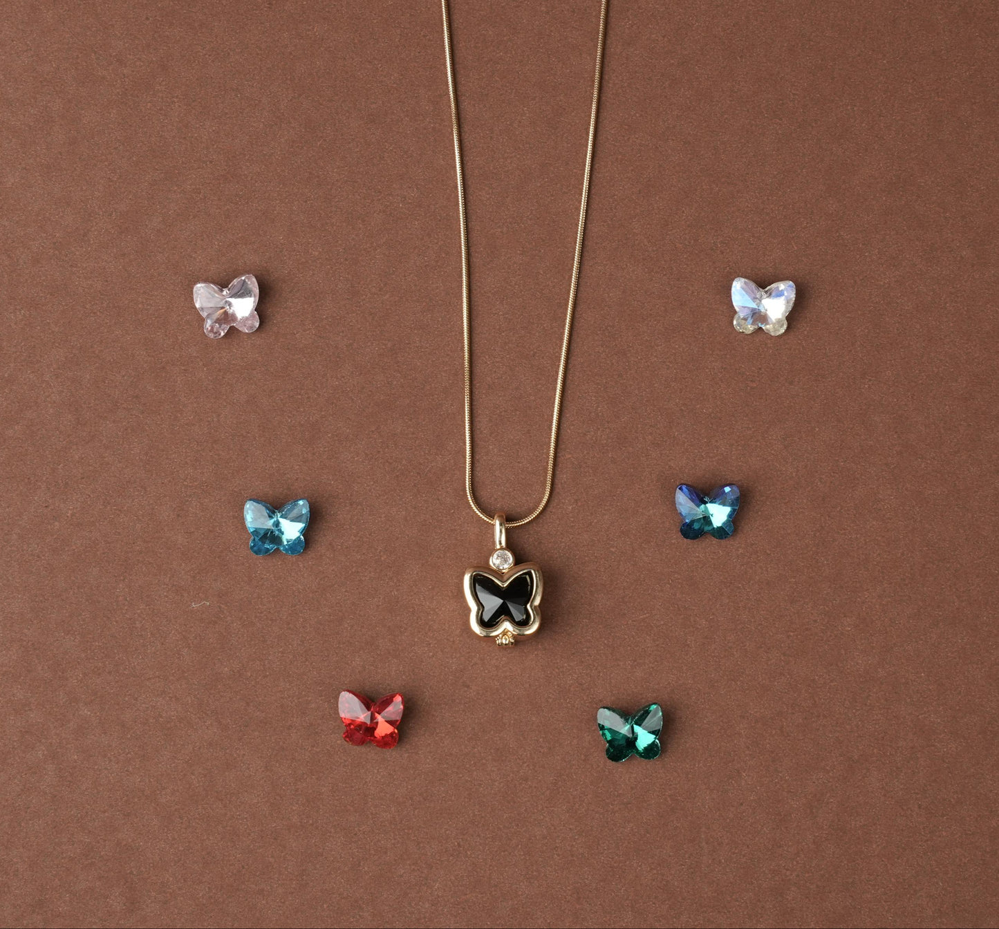 ColorSwap Butterfly Necklace