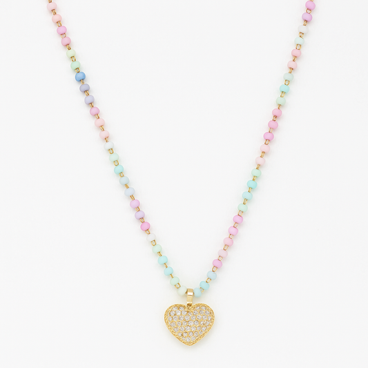 Sweetheart Bead Necklace