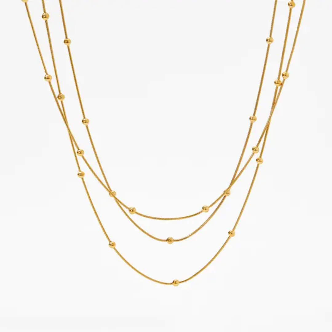Beaded Cascade Necklace