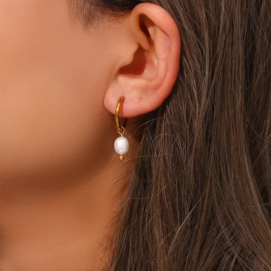 Jasmine Pearl Drop Earrings