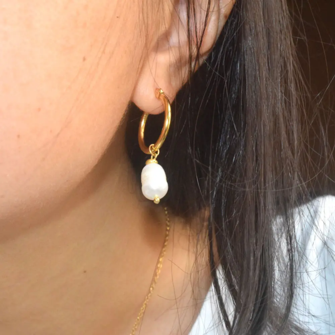 Jasmine Pearl Drop Earrings