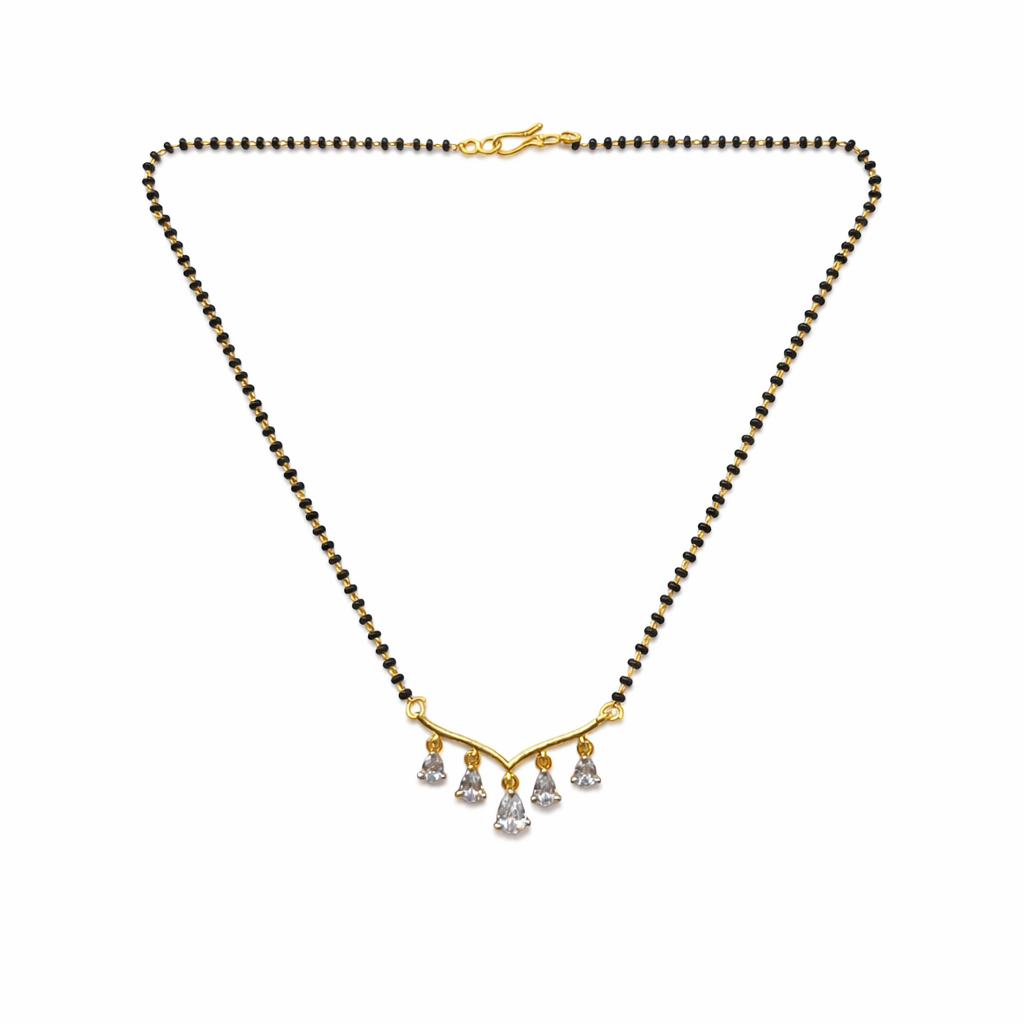 Aaradhya (आराध्या) – Petite Drop Cluster Mangalsutra