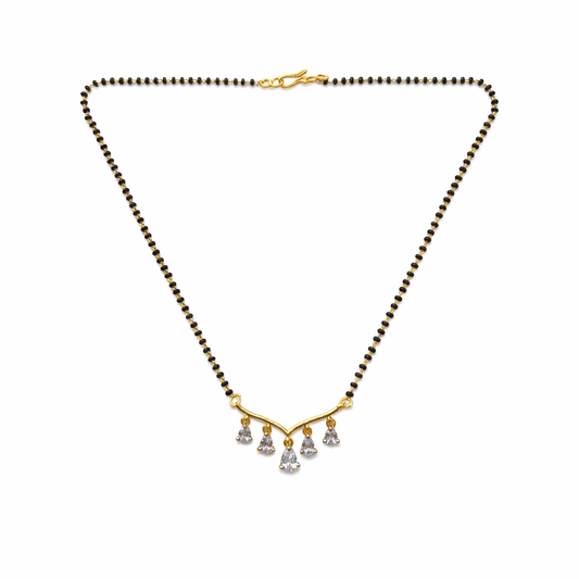 Aaradhya (आराध्या) – Petite Drop Cluster Mangalsutra