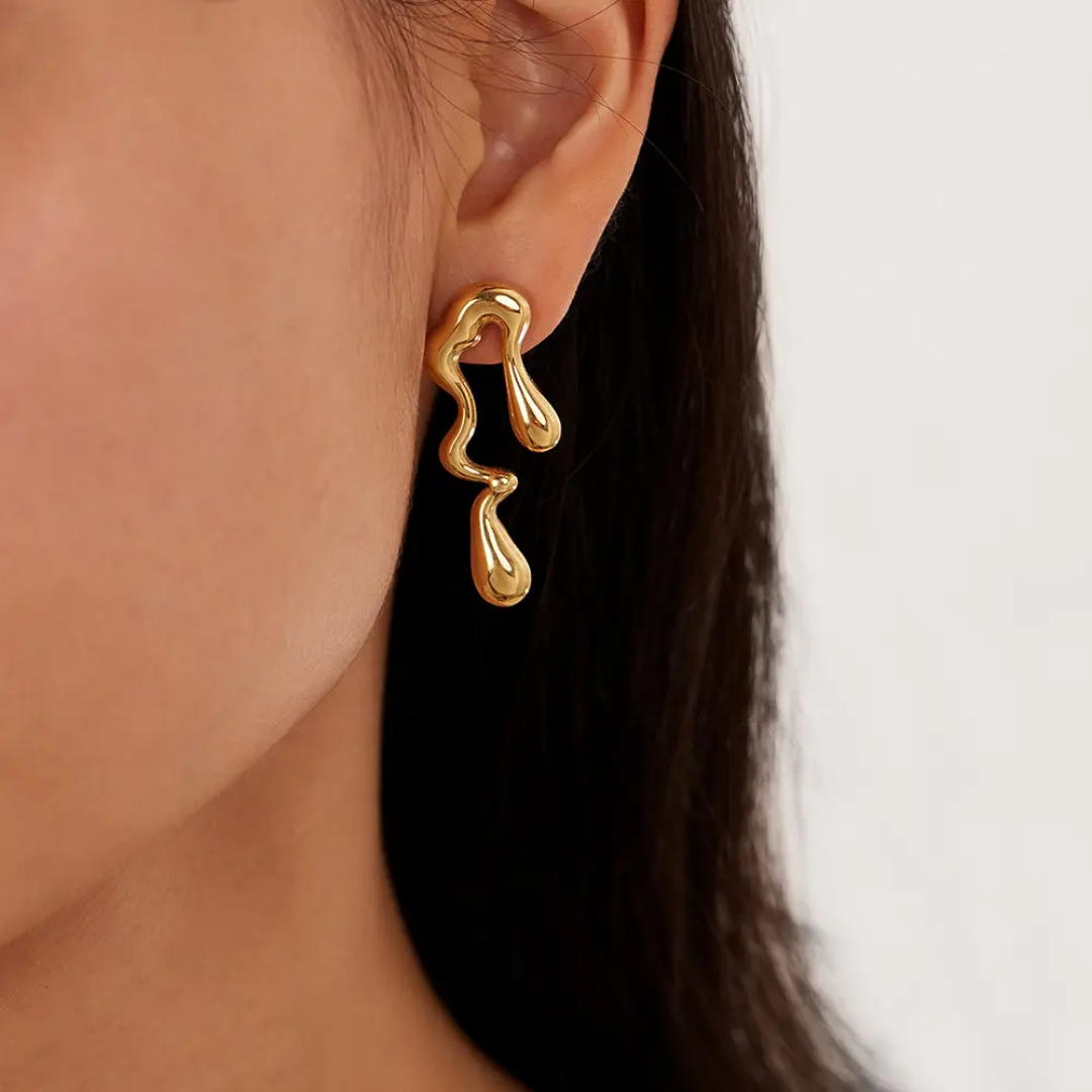 Molten Drop Earrings