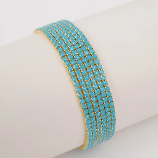 Popline Stack Bracelet – Turquoise Blue