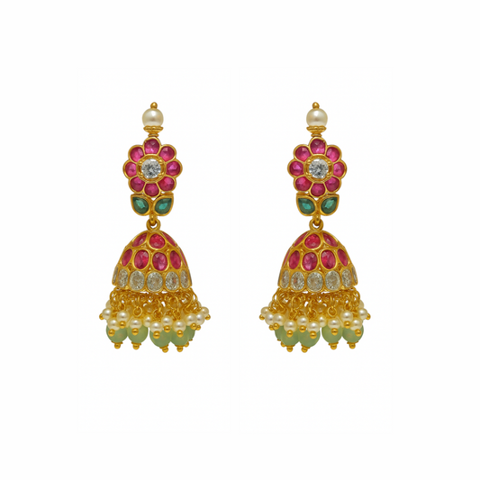 Kumud – Blossom Jhumki Earrings