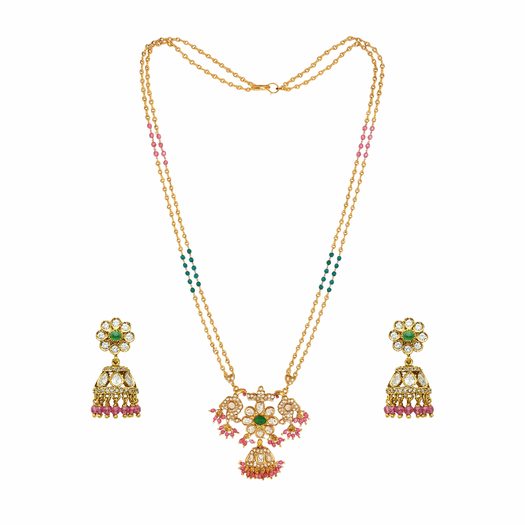 Rukmini – Regal Charm Necklace Set