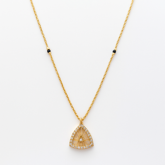 Nitya (नित्या) – Triangle Pendant Mangalsutra
