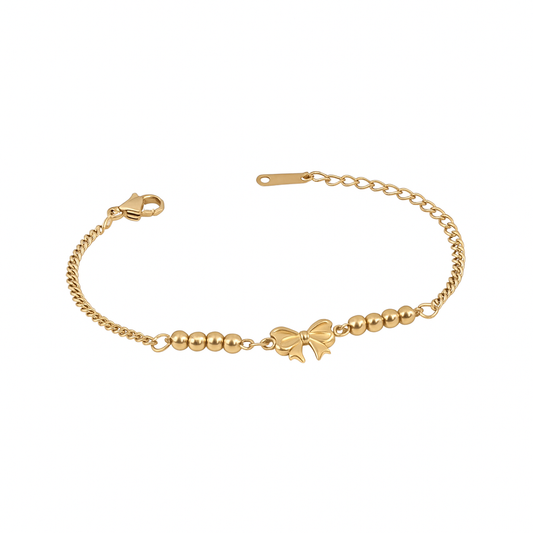 Beaded Bow Bracelet